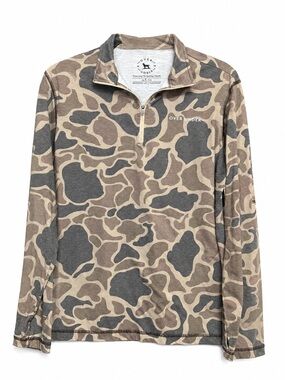 Over Under Duck Camo Quarter Zip Pullover
